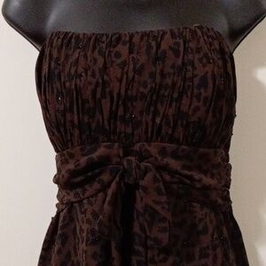 Nicole strapless cocktail dress